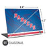 NHL New York Rangers Home Jersey Universal Laptop 11in (8.8 x 6.2in) Skin